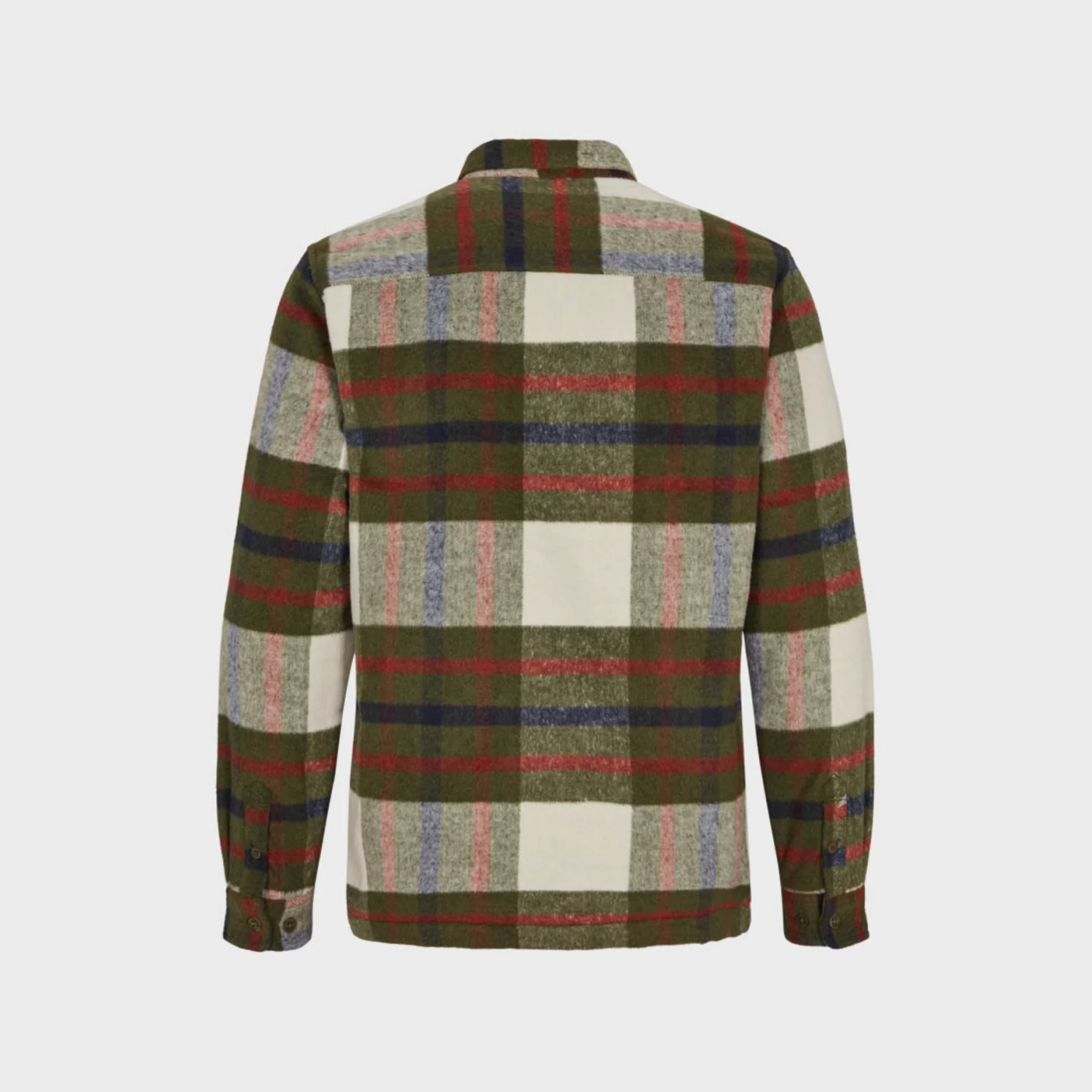 RAMON FLANNEL CHECK QUILT OVERSHIRT