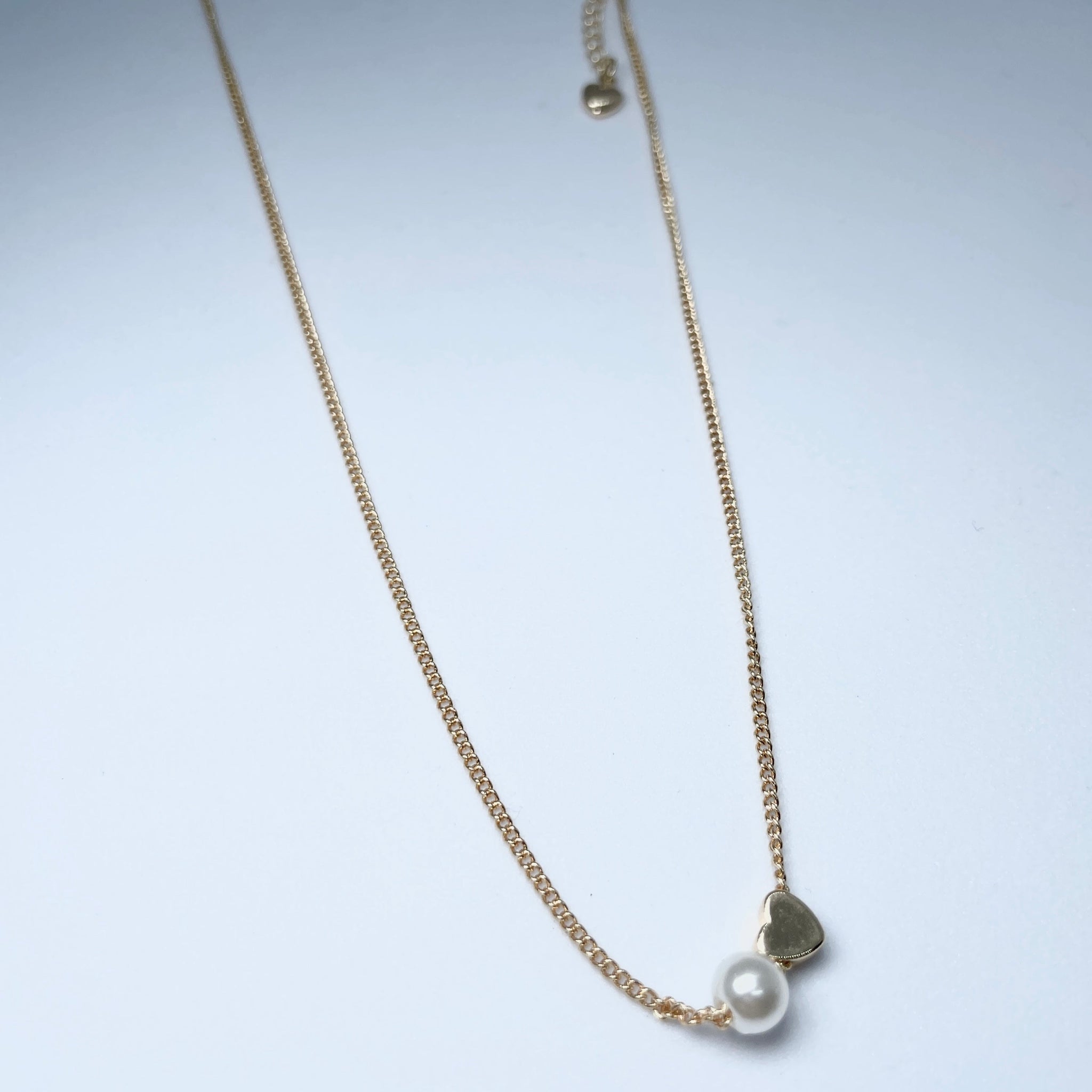 PEARL&HEART NECKLACE
