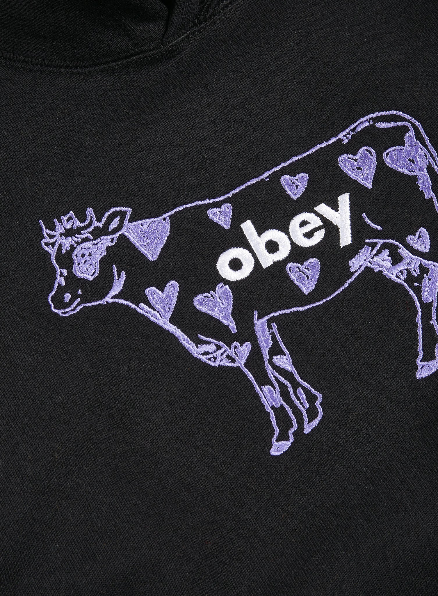 OBEY COW EXTRA HEAVY HOOD